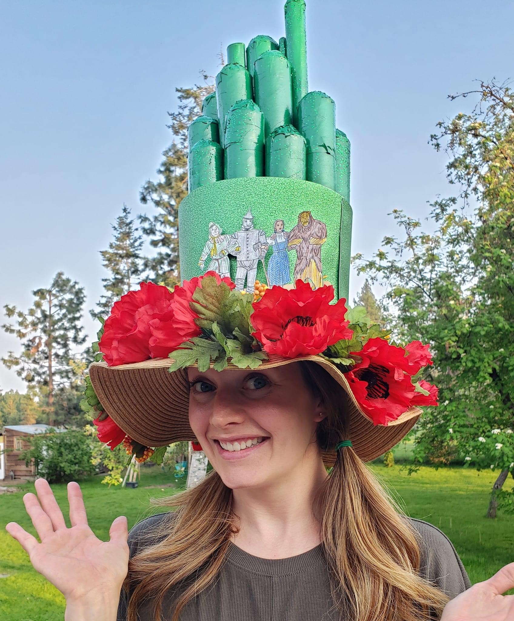 Tomato Street Employee wearing a crazy hat